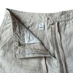 Talbots  cream colored shorts button zip drawstring closure and pockets size 2 Photo 3