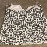 Lands' End Black and White Spaghetti Strap Swim Camisole Photo 1