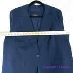 Eloquii Premier Blue blazer one button collared, size 16 Photo 6