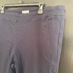 Carolina belle Navy Blue Textured Stretchy Pull on Pants  Photo 2