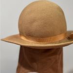 Vintage Tan Doeskin Wool Fedora Hat by Ruth Ann Designa Photo 3