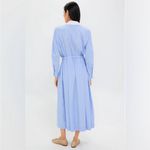 Tuckernuck Cornflower Blue
Stripe Tie Front Collared long sleeve Dress NEW Blue Size XL Photo 5