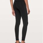 Lululemon Size 6 full length black leggings long Photo 2