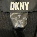 DKNY  Women's Black Chain Detail Long Sleeve Shift Dress Size 14 NEW Photo 2