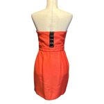 Urban Outfitters  Cooperative Strapless Coral Dress Back‎ Clasp Detail Side Zip 4 Photo 6