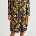 Farm Rio  Marina Scarf Print Shirt Dress NWT size small Photo 0