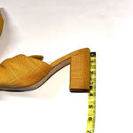 Sam Edelman  Oda Mustard Yellow Knot Heels Shoe Size 7 Photo 7