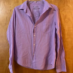 Frank & Eileen  Women’s Barry Shirt Featherweight Lilac Purple Button Up Medium Photo 0