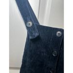 Madewell Texture & Thread Velour Corduroy Overalls Deep XS Navy Blue Jumpsuit Photo 3