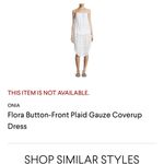 ONIA  Gauze‎ Dress Photo 5