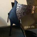Dolce Vita Kain Pewter Leather Pump SZ5 Size 5 Photo 2
