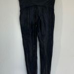 Spanx  Black Faux Leather Leggings Size XL  Photo 3