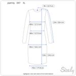 nightgown robe satin button front embroidered White Size L Photo 1