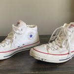 Converse White Mid-Top Sneakers Photo 0