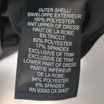 Nic+Zoe Women's Size 6 Black Sequin Knee-Length Cocktail Dress Photo 2