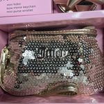 Juicy Couture  Gold Mini Hobo Bag 3-Piece Set Wristlet Mirror NWT Photo 2