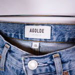 AGOLDE Denim 90s Crop Straight Leg Ankle Distressed Jeans Suspend Wash 23 Photo 1