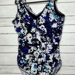 Swimsuits for All One Piece Swimsuit Plus Size 34 Blue Photo 1