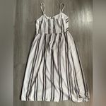 Style House Striped Button-Front Midi Dress Photo 5