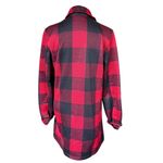 Lands' End  red and black buffalo plaid snap front jacket XS 2-4 Photo 3