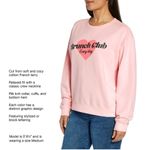 Wildfox NWT Graphic Crewneck “Brunch Club Everyday” Sweatshirt Size Medium Photo 4