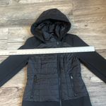 Sebby  Women's XSMALL Fitted Puffer Coat w. Hoodie Adjustable Lightweight jacket Photo 4