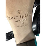 Kate Spade  Leather With Suede Lace Up and Tongue Chunkier Heels‎ Size 7 Photo 8
