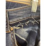 Dear John Jeans Women Flare Low Rise Stretch Denim Frayed 1 Pocket 30x32 Size 26 Photo 7