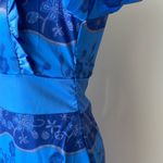 Prairie sz S‎ blue boho maxi long sleeve lace dress Photo 3