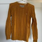 Jack Wills Women’s Cotton Cable Knit Sweater in Yellow US 6/UK 10 Photo 1