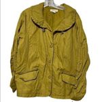 Coldwater Creek  Women's Jacket Coat Zip Pockets Olive Green Size 18 Photo 0