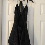 Macy's  Homecoming Dress Black Sparkle Photo 1