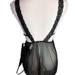 Boutique  Lace Mesh Babydoll with Thong Set Photo 3