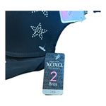 XOXO  Intimates 2 Bras Red Black Push Up‎ Underwire Glitter Straps 36B NEW Photo 12