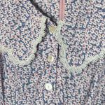 Karin Stevens NWT  90s Floral Maxi Dress 14 Gunne Sax Style Dusty Rose&Periwinkle Photo 7