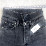 AGOLDE Echo Taper Jean Flip Waistband Zephyr Wash Black Size 27 NWT Photo 3