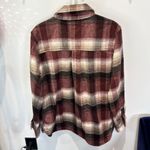 North River Outfitters Plaid Flannel Shirt Jacket Brown Overshirt L Size L Photo 1