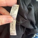 American Apparel black raw hem 3/4 sleeve top size L 100% cotton Photo 3