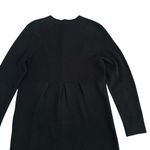 Eileen Fisher Silk Cotton Interlock Long Cardigan Jacket Black Size Medium Photo 8