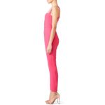 Black Halo Bene Crisscross Cropped Pink Jumpsuit Size 4 Photo 1