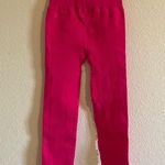 Free People NWOT  Women's Pink The Class Thick Ribbed Leggings Size Medium Photo 4