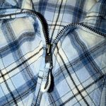 Free People  We the Free Wind River Plaid Shirt Pullover Tunic; pockets; Medium Photo 8