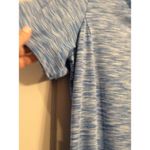 Lady Hagen  blue variegated women golf polo Medium M short sleeve Photo 1