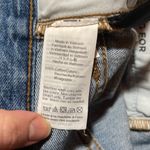 Madewell  Rigid A line Distressed Raw Hem Mini Denim Skirt 24 Photo 4