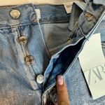 ZARA TRF Metallic high rise shorts casual classic stylish party summer beach Photo 9