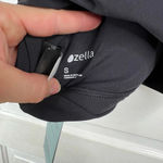 Zella Women's Black Ruched Racerback Sports Bra Size S Medium Support New Photo 7