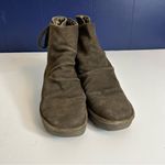 Fly London  Yama Suede Wedge Ankle Bootie Olive Army Green Size 39 Photo 1
