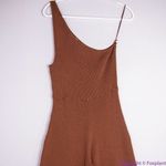 Free People NEW  BEACH‎ WAVERLY SWEATER ONE PIECE RIBBED ONE SHOULDER JUMPSUIT, L Photo 4