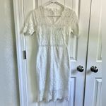 Lulus Lulu’s Bridal White Lace Dress Photo 1