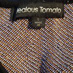 Jealous Tomato Geometric Black and Blue‎ Dress Photo 4
